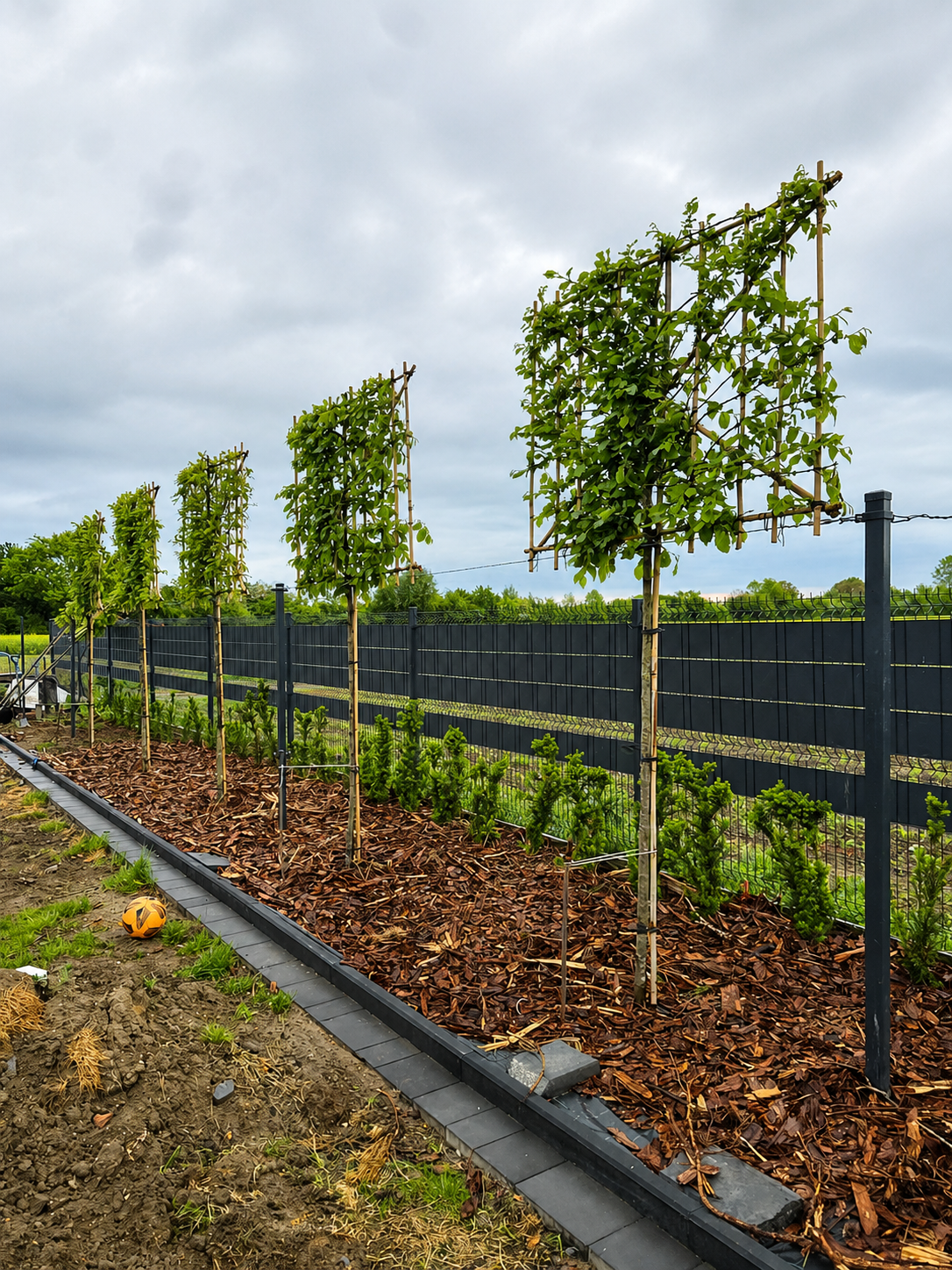 Horizon Carpinus Grab pospolity formowany na pniu 180 cm | ekran 150 × 120 cm